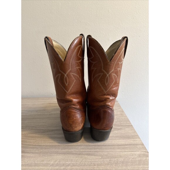 Durango Mens Brown Oiled Peanut Leather Western Cowboy Boots TR762 Size 9 D - Picture 6 of 11